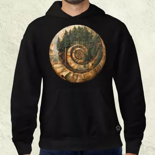 Fibonacci fákkal v3 férfi pulóver