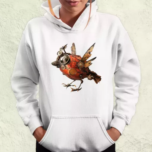 Steampunk madár v1 női pulóver