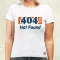 404 not found v5 női póló