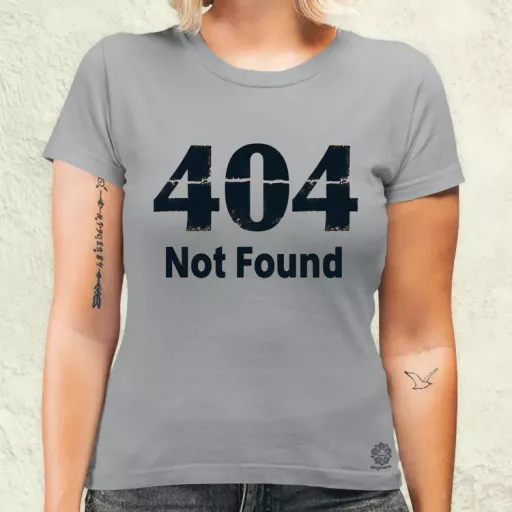 404 not found v8 női póló