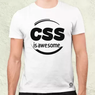 CSS is awesome v1 férfi póló