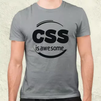 CSS is awesome v1 férfi póló