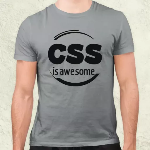 CSS is awesome v1 férfi póló