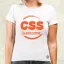 CSS is awesome v10 női póló