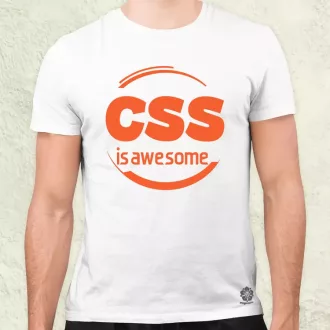 CSS is awesome v10 férfi póló