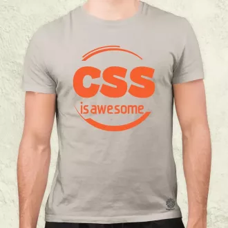 CSS is awesome v10 férfi póló