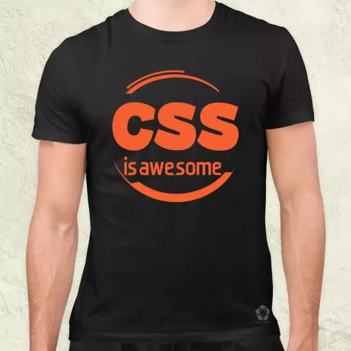 CSS is awesome v10 férfi póló
