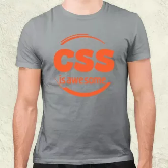 CSS is awesome v10 férfi póló
