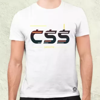 CSS is awesome v2 férfi póló