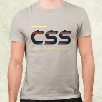 CSS is awesome v2 férfi póló