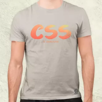 CSS is awesome v6 férfi póló