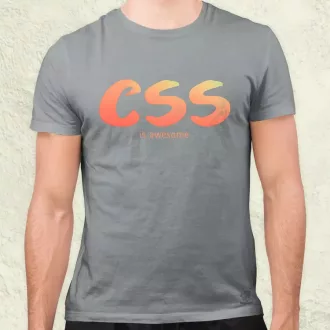 CSS is awesome v6 férfi póló