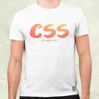 CSS is awesome v6 férfi póló