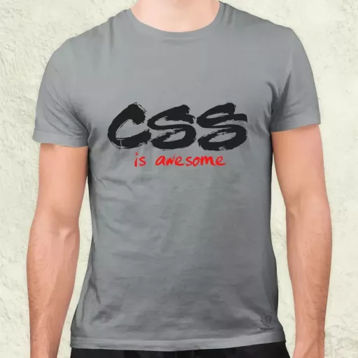 CSS is awesome v7 férfi póló