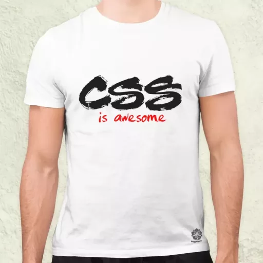 CSS is awesome v7 férfi póló