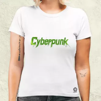 Cyberpunk v10 női póló