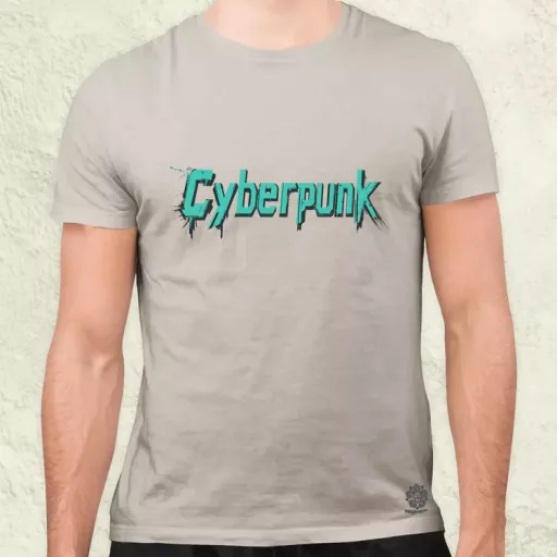 Cyberpunk v12 férfi póló