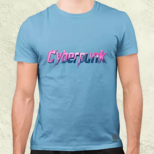 Cyberpunk v13 férfi póló