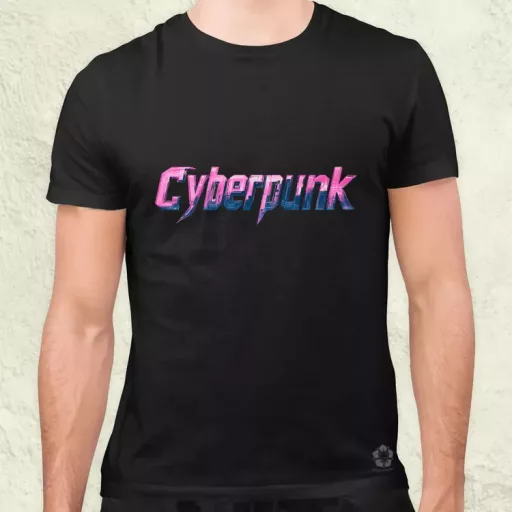 Cyberpunk v13 férfi póló