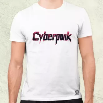 Cyberpunk v14 férfi póló