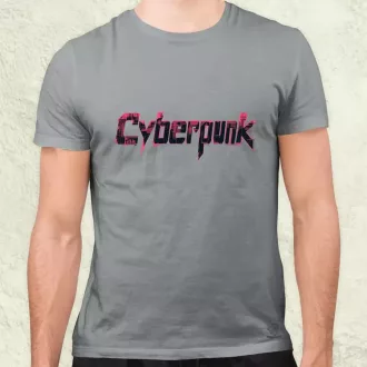 Cyberpunk v14 férfi póló