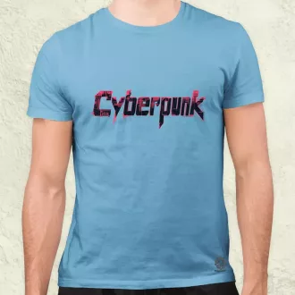 Cyberpunk v14 férfi póló