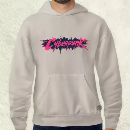 Cyberpunk v16 férfi pulóver