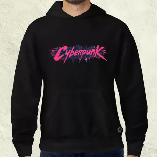Cyberpunk v16 férfi pulóver