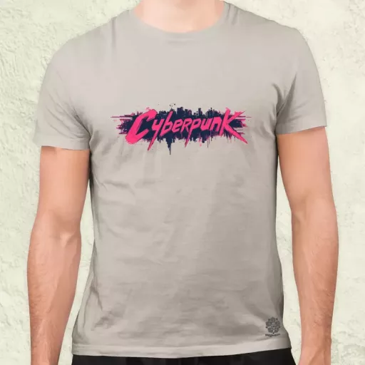 Cyberpunk v16 férfi póló