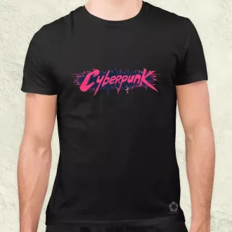 Cyberpunk v16 férfi póló