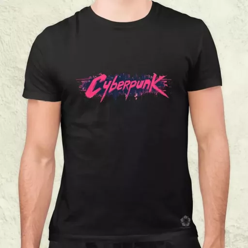 Cyberpunk v16 férfi póló