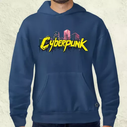 Cyberpunk v40 férfi pulóver
