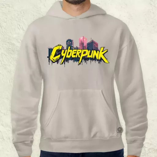 Cyberpunk v40 férfi pulóver