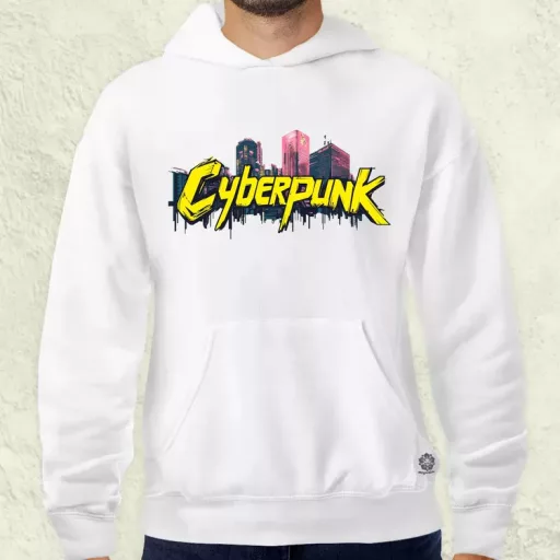 Cyberpunk v40 férfi pulóver