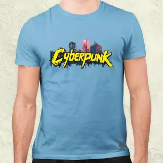 Cyberpunk v40 férfi póló