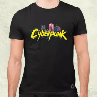 Cyberpunk v40 férfi póló