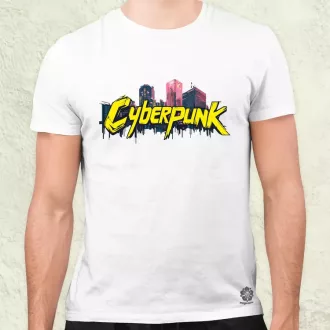 Cyberpunk v40 férfi póló