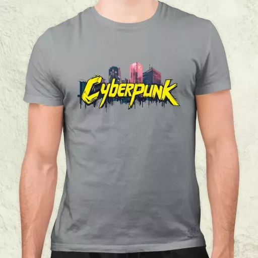 Cyberpunk v40 férfi póló