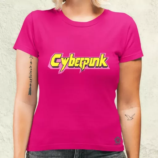Cyberpunk v42 női póló