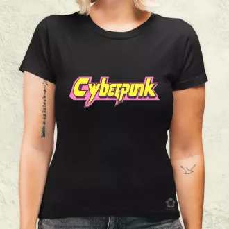 Cyberpunk v42 női póló