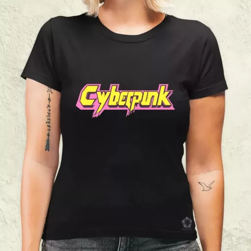 Cyberpunk v42 női póló