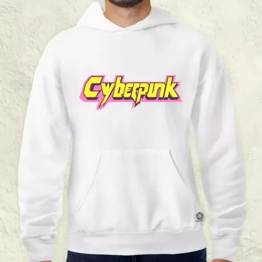 Cyberpunk v42 férfi pulóver