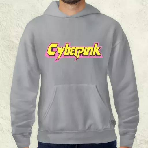 Cyberpunk v42 férfi pulóver