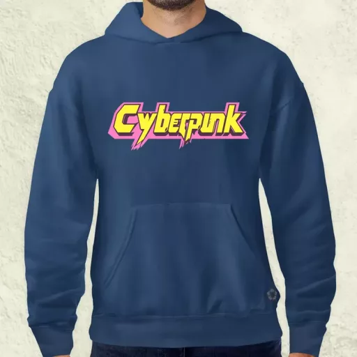 Cyberpunk v42 férfi pulóver