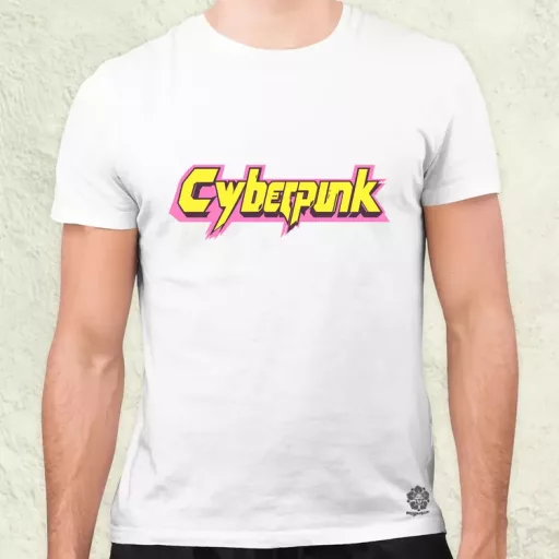Cyberpunk v42 férfi póló