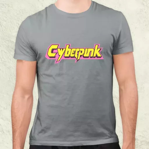 Cyberpunk v42 férfi póló