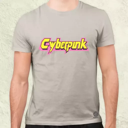 Cyberpunk v42 férfi póló