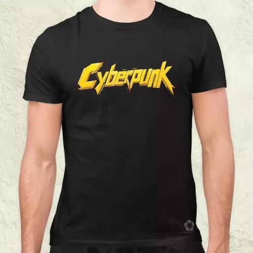 Cyberpunk v44 férfi póló