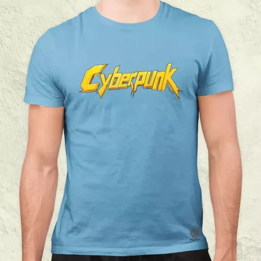 Cyberpunk v44 férfi póló