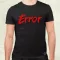 Error v12 férfi póló